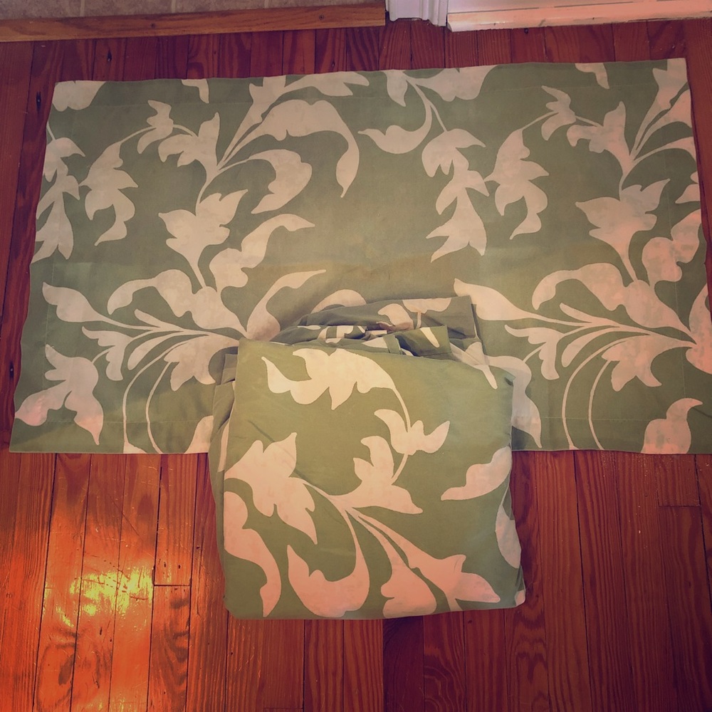 King duvet cover and king pillow sham